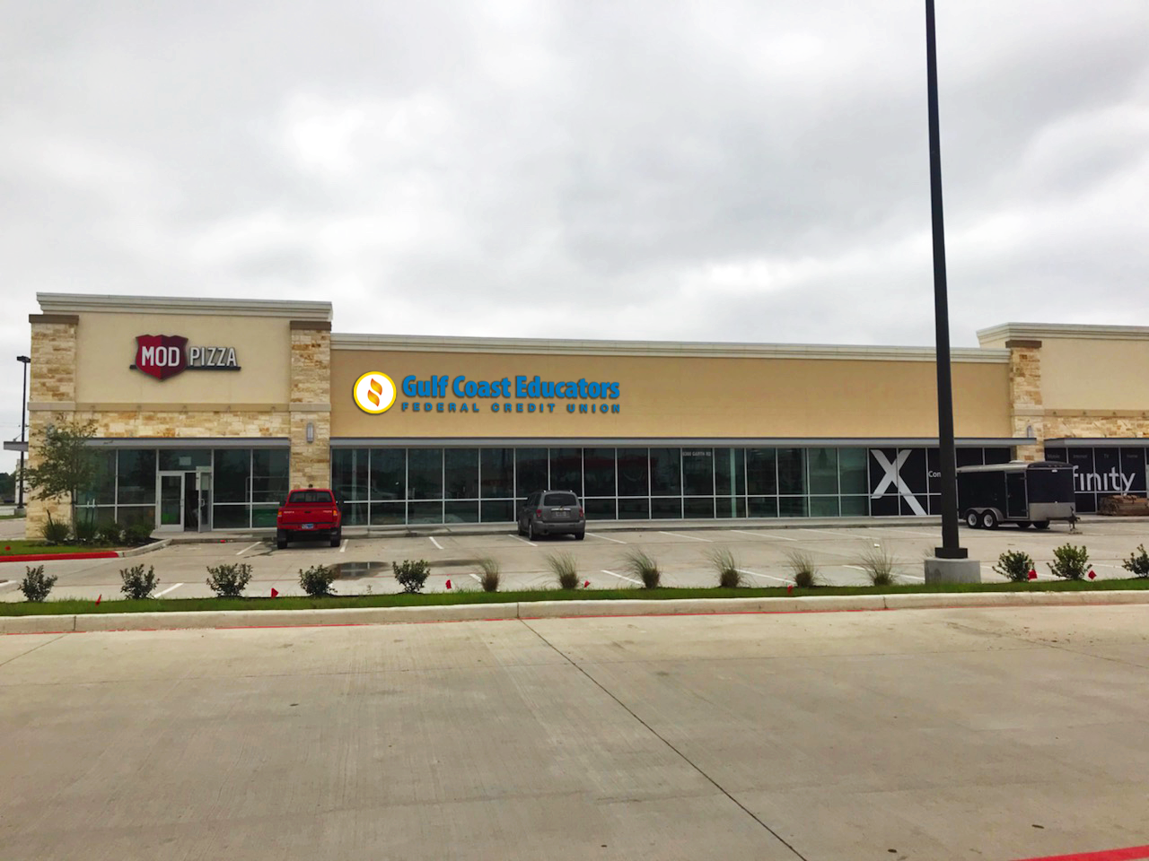 The new branch is located on Garth Road, next to Mod Pizza